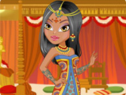 لعبة تلبيس البنت الهندية ملابس الزفاف جديدة